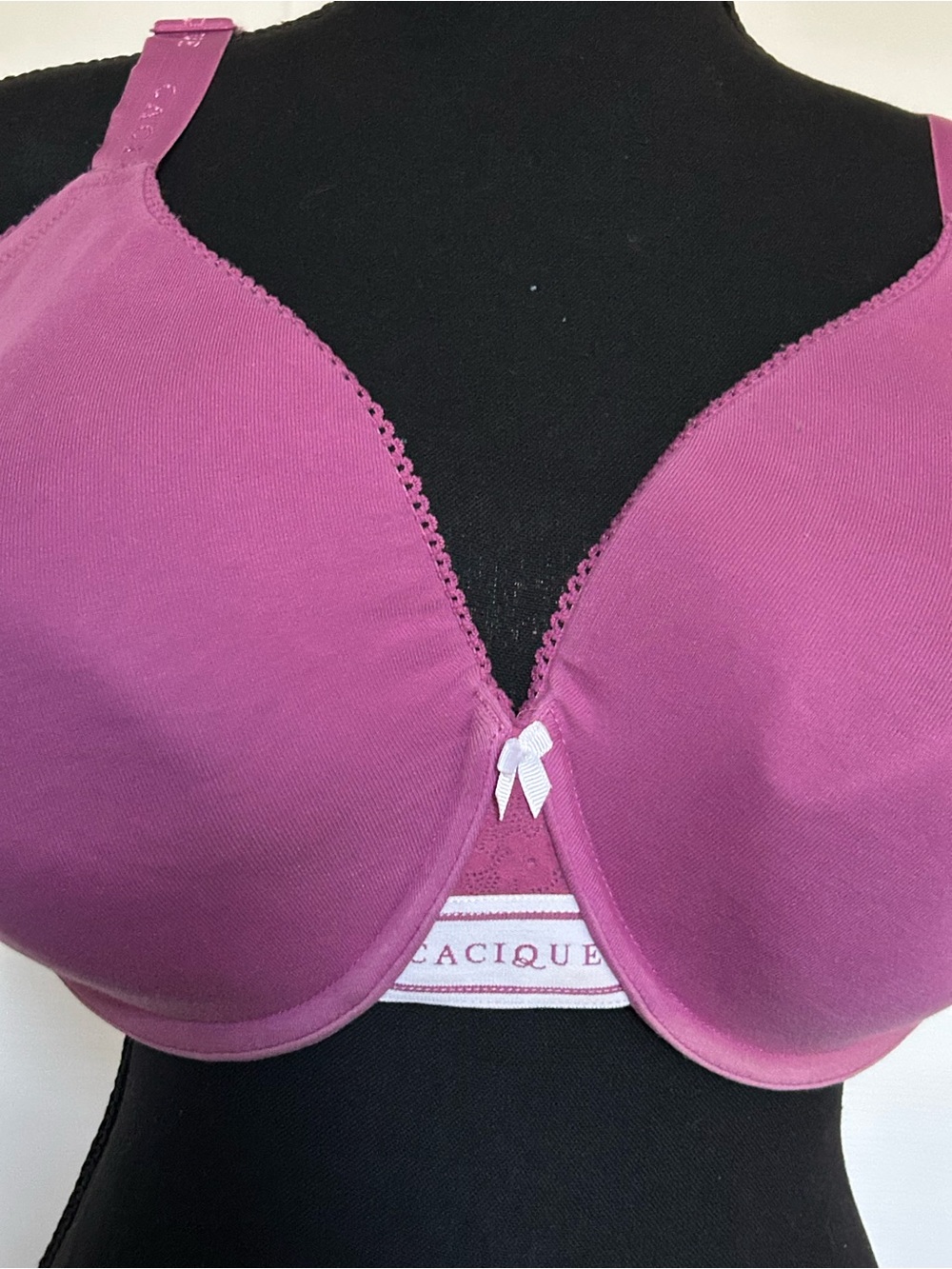 Cacique Raspberry Molded Underwire Bra - Picture 3 of 5